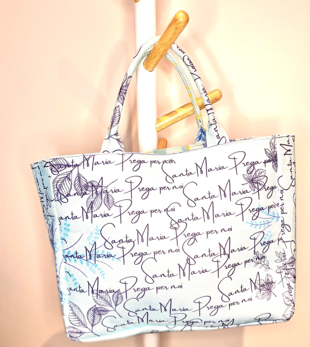 Bolso con Toques Azules