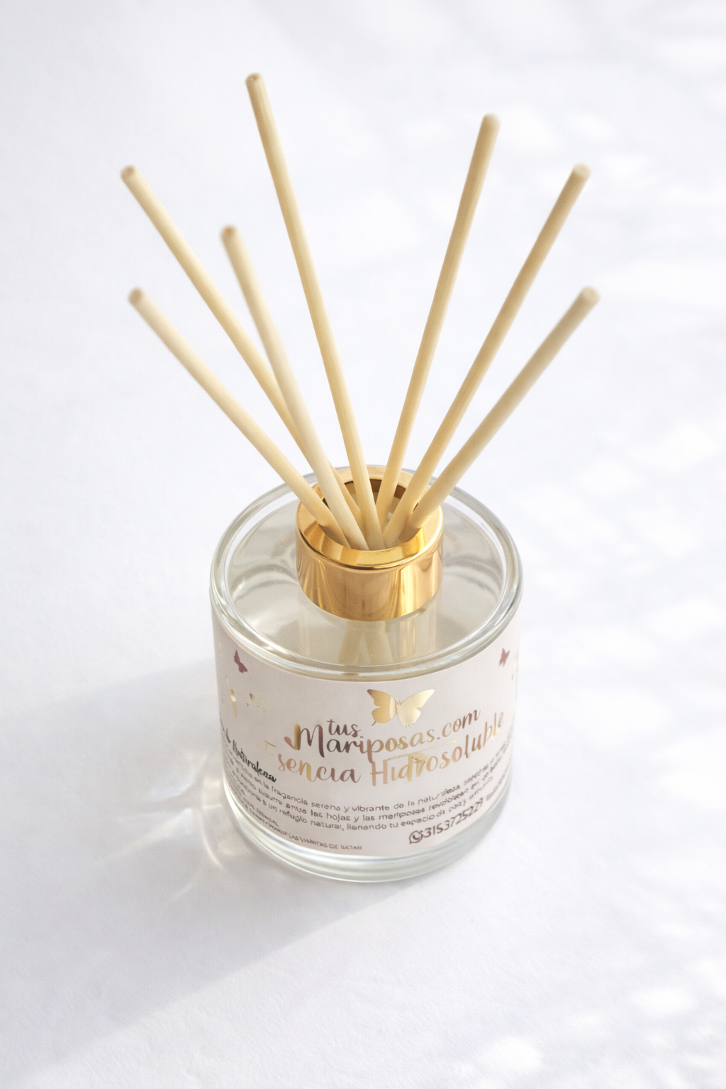 Esencia en difusor de varitas